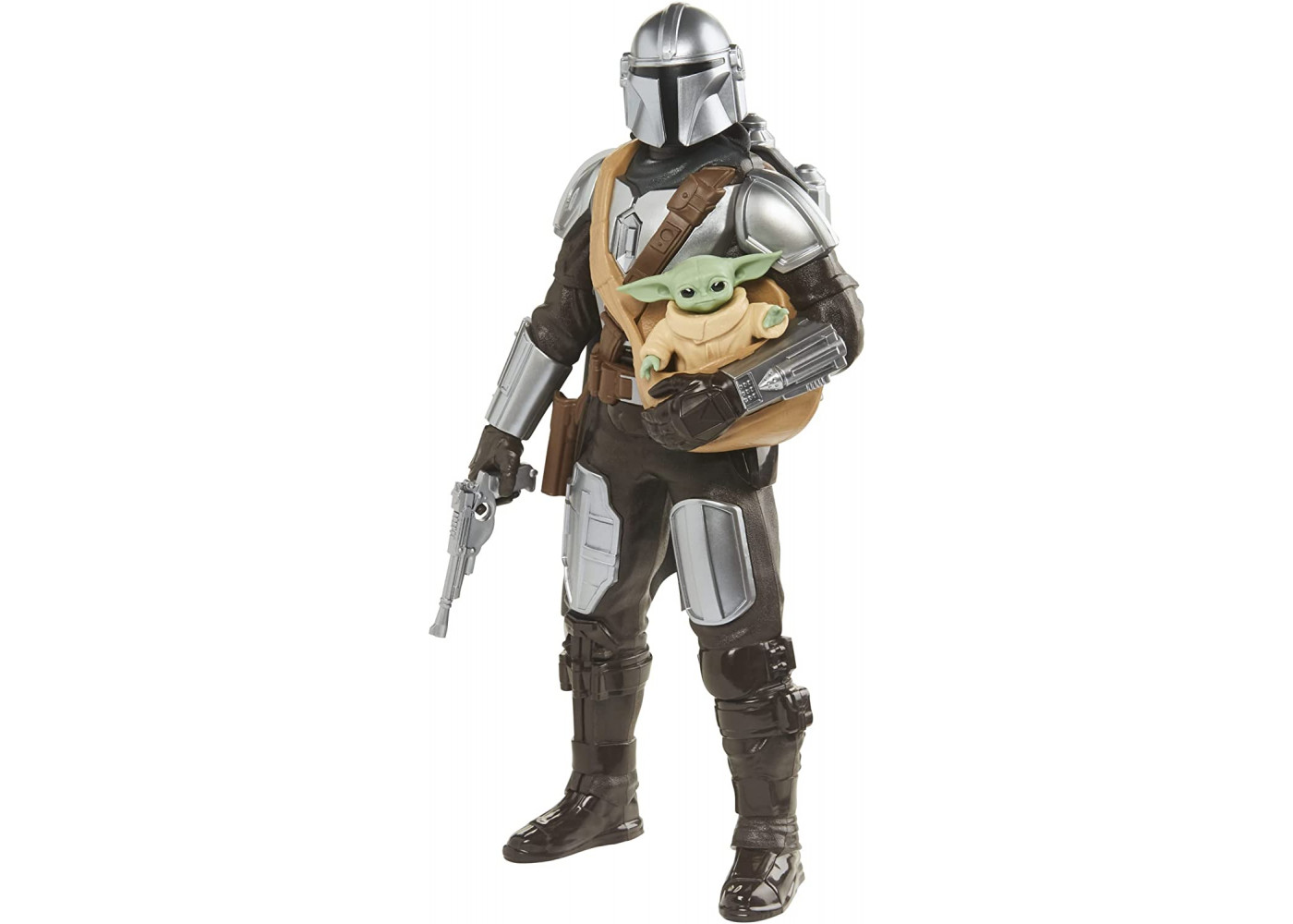Фігурка Інтерактивний Мандалорець 30 см та Малюк Йода Star Wars Mandalorian & Grogu Interactive Electronic Hasbro F5194