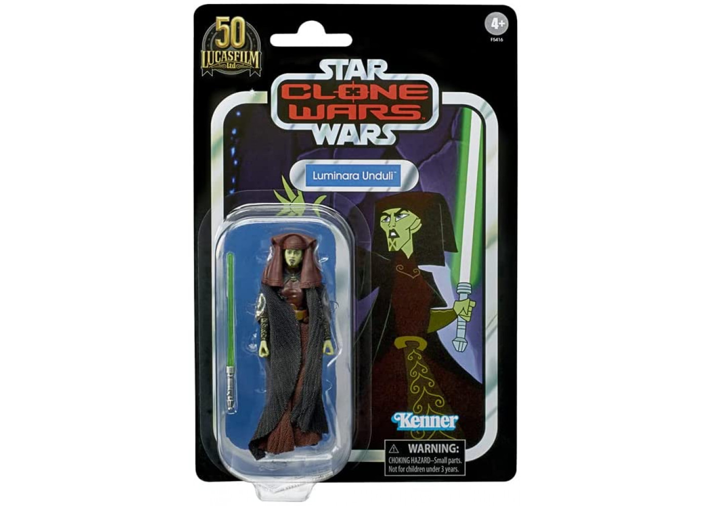 Фигурка Луминара Ундули Война Клонов Звездные Войны Star Wars Vintage Clone Wars Luminara Unduli Hasbro F5416