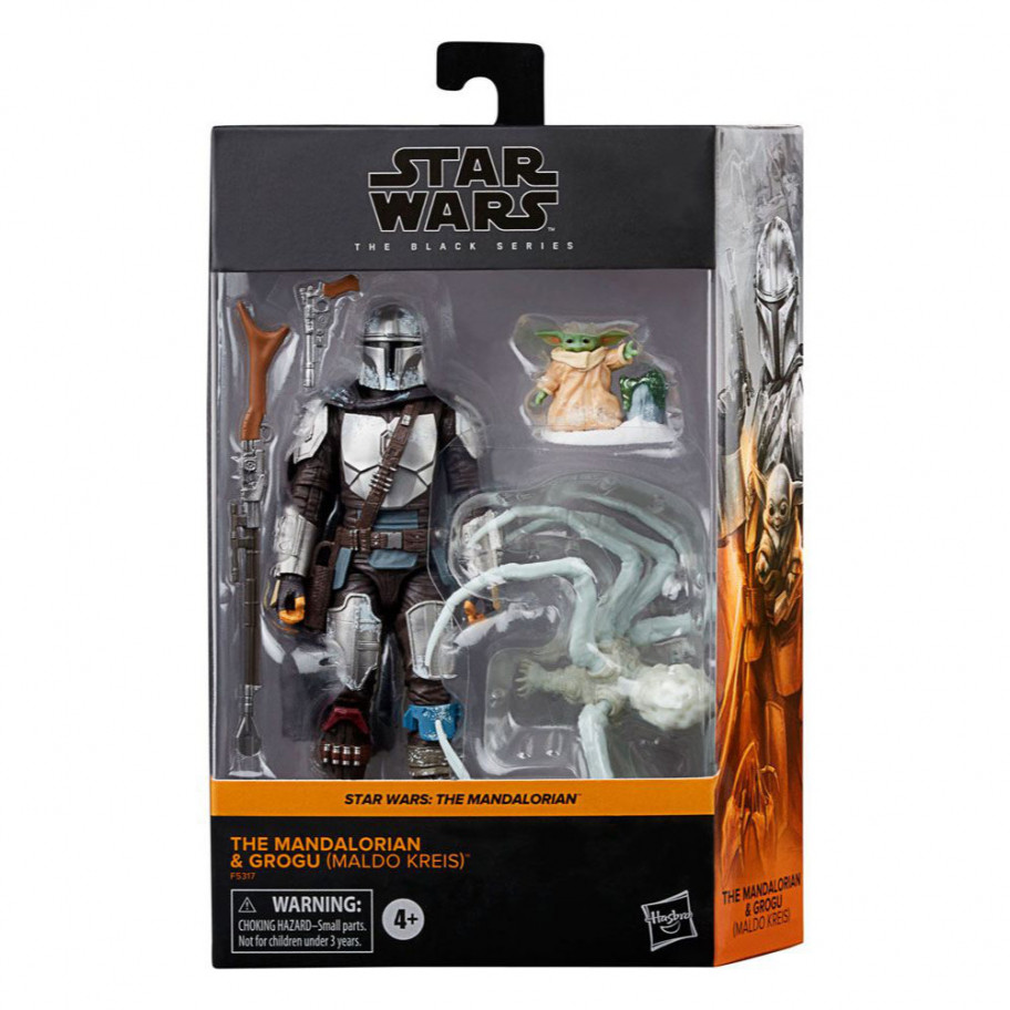 Фигурка Мандалорец и Грогу Малдо-Крейс Star Wars Black Series Mandalorian & Grogu Maldo Kreis Hasbro F5317