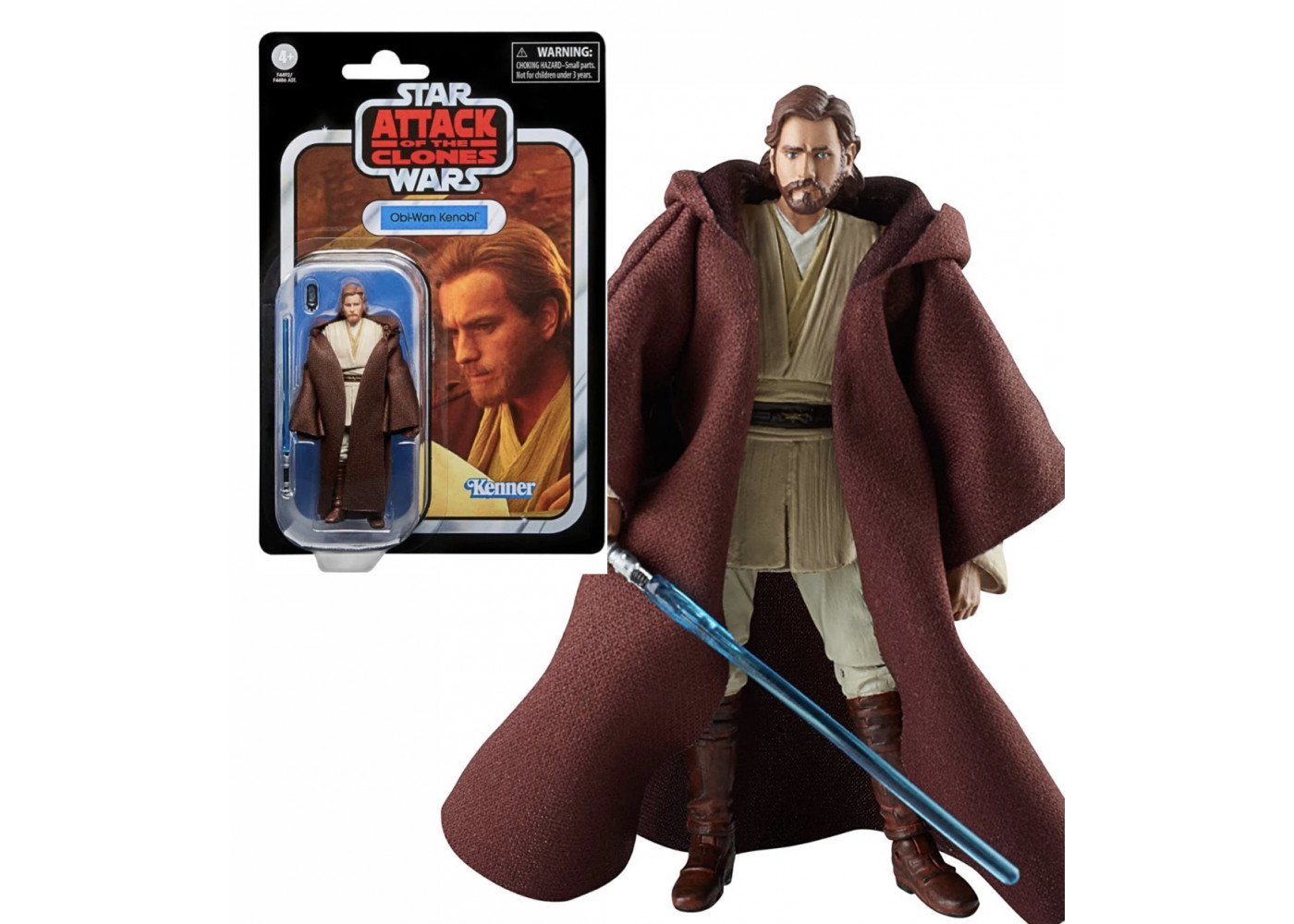 Фигурка Оби-Ван Кеноби Звездные Войны Star Wars Vintage OBI-Wan Kenobi Hasbro F4492