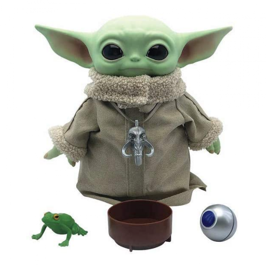 Малыш Йода Большой Грогу с аксессуарами Star Wars The Child Baby Yoda The Mandalorian Grogu Mattel GXB49