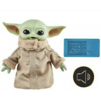 Мягкий Малыш Йода 30 см Звуковой Грогу с Планшетом Мандалорец Грогу Star Wars The Child The Mandalorian Mattel