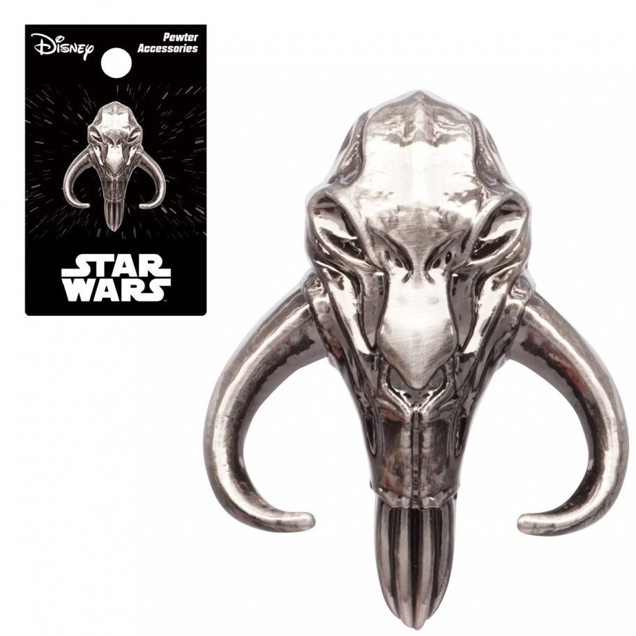 Оловянная Булавка Мандалорец Череп Мифозавра Star Wars The Mandalorian Mythosaur Skull Pin 28942