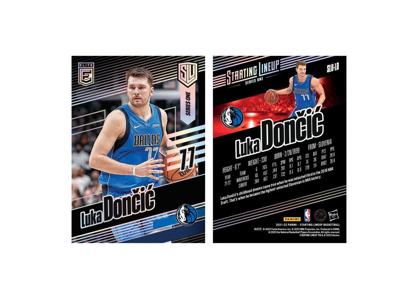 Фігурка НБА Лука Дончич №77 Баскетболіст Luka Doncic Starting Lineup NBA Hasbro F8183