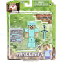 Фигурка Майнкрафт Стив в Алмазной Броне Minecraft Stive Diamond Armor Jazwares 16504