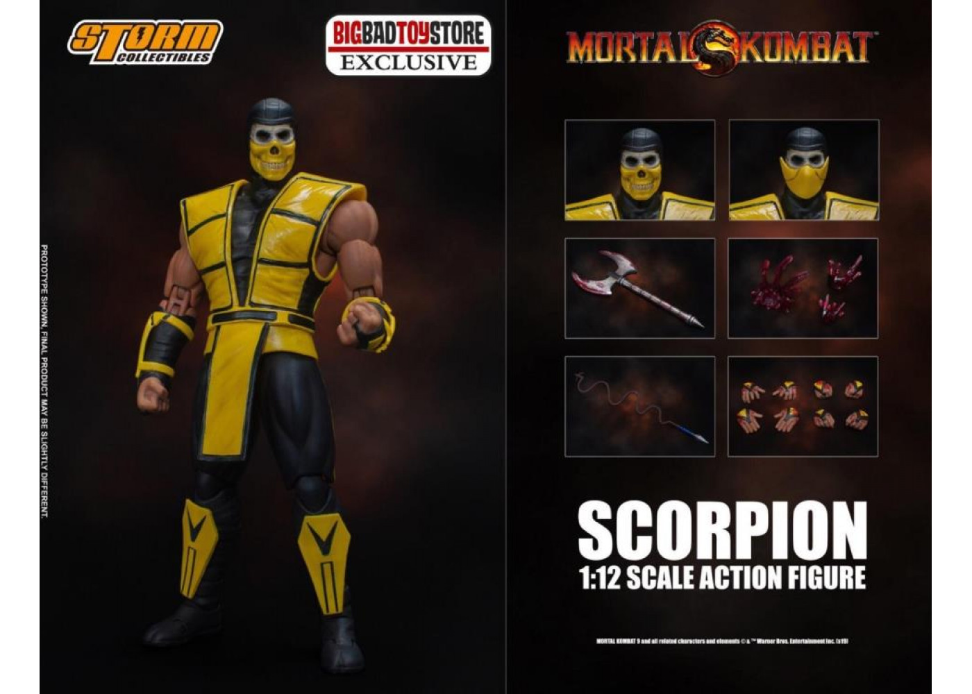 Фигурка Мортал Комбат Скорпион Exclusive Scorpion Storm Collectibles 871128