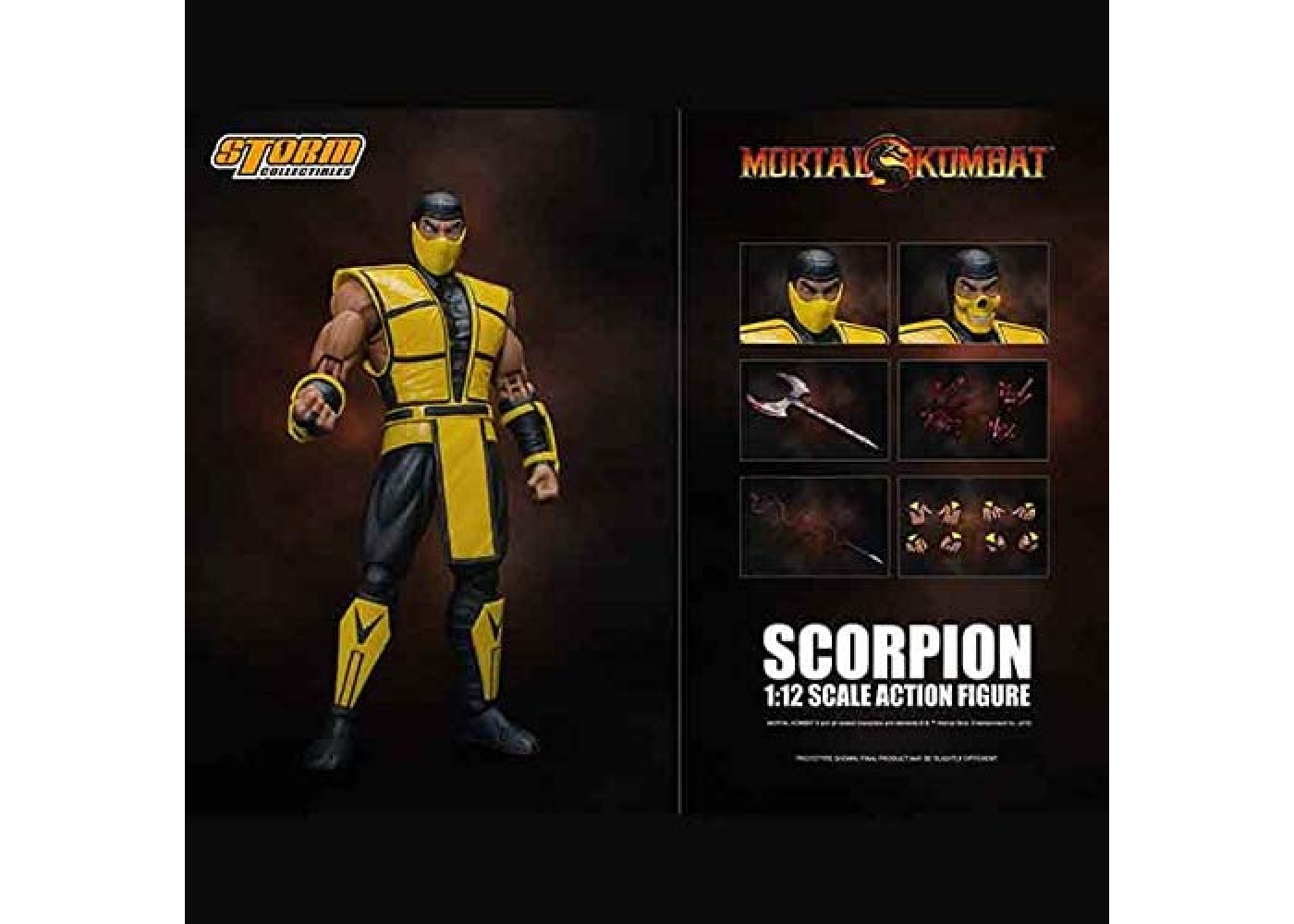 Фигурка Мортал Комбат Скорпион Scorpion Storm Collectibles STM87112