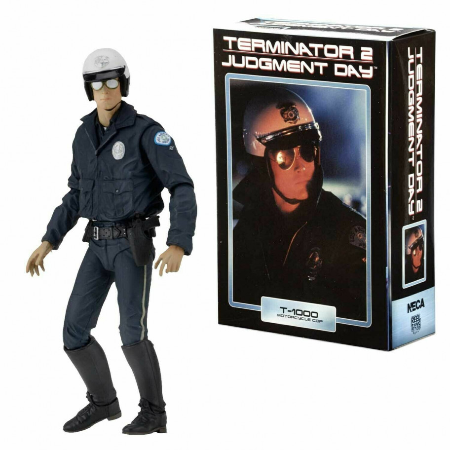 Фігурка Т-1000 Термінатор 2 Судний День Terminator T-1000 Motorcycle Cop NECA 51914