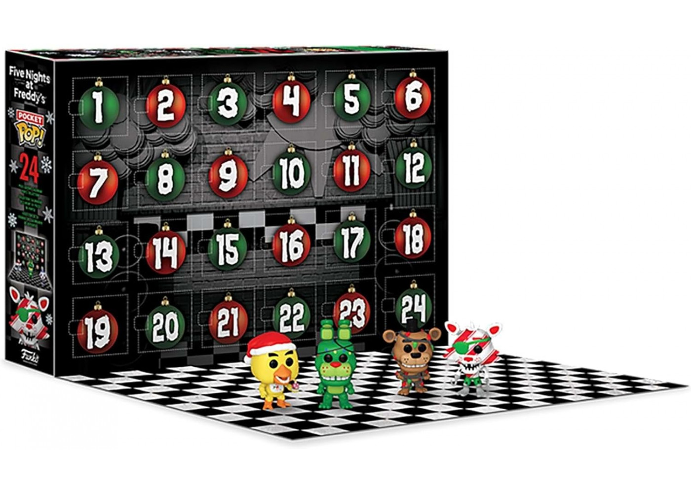 Адвент Календарь Пять Ночей с Фредди 24 Фигурки Advent Calendar Five Night At Freddy's 24 Figures Funko 72480