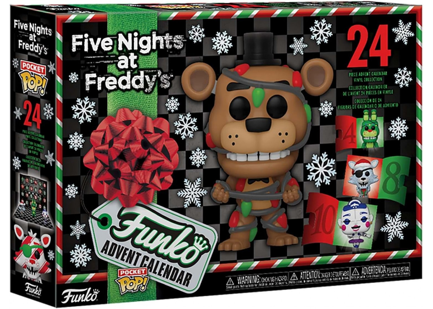 Адвент Календарь Пять Ночей с Фредди 24 Фигурки Advent Calendar Five Night At Freddy's 24 Figures Funko 72480