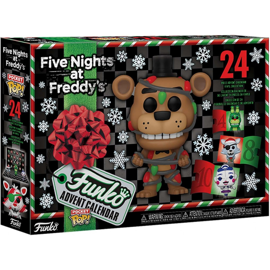 Адвент Календарь Пять Ночей с Фредди 24 Фигурки Advent Calendar Five Night At Freddy's 24 Figures Funko 72480