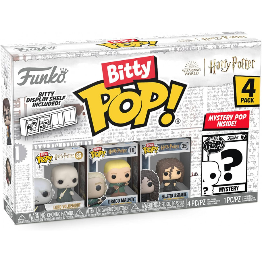 Фанк Бітті Гаррі Поттер Funko Bitty Pop Harry Potter Voldemort Draco Bellatrix Funko 71318