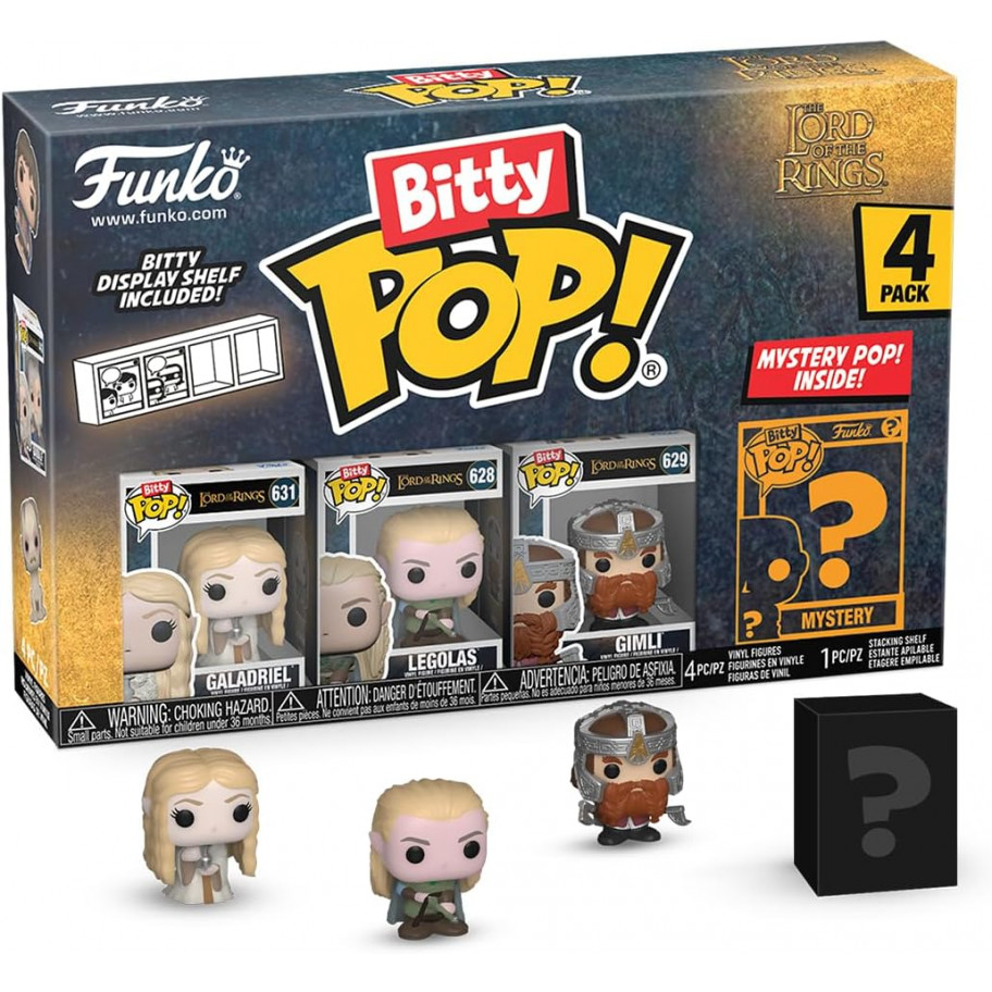 Фанко Бітті Володар Перстнів Bitty Pop! Lord of The Rings Galadriel, Legolas, Gimli Funko 75457