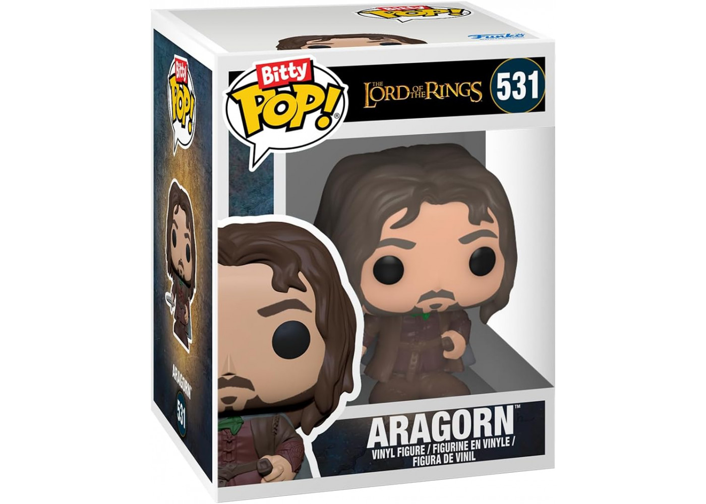 Фанко Бітті Володар Перстнів Bitty Pop! Lord of The Rings Frodo Baggins, Gandalf, Gollum Funko 75456