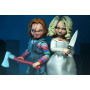 Фигурки Чаки и Тифани 10 см со Сменными Аксессуарами Ultimate Chucky and Tiffany Neca 242114