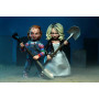 Фигурки Чаки и Тифани 10 см со Сменными Аксессуарами Ultimate Chucky and Tiffany Neca 242114