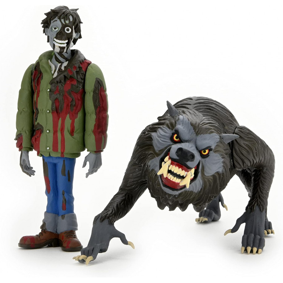 Фигурки Джек Вудман и Оборотень Toony Terrors Jack Woodman American Werewolf in London NECA 48986
