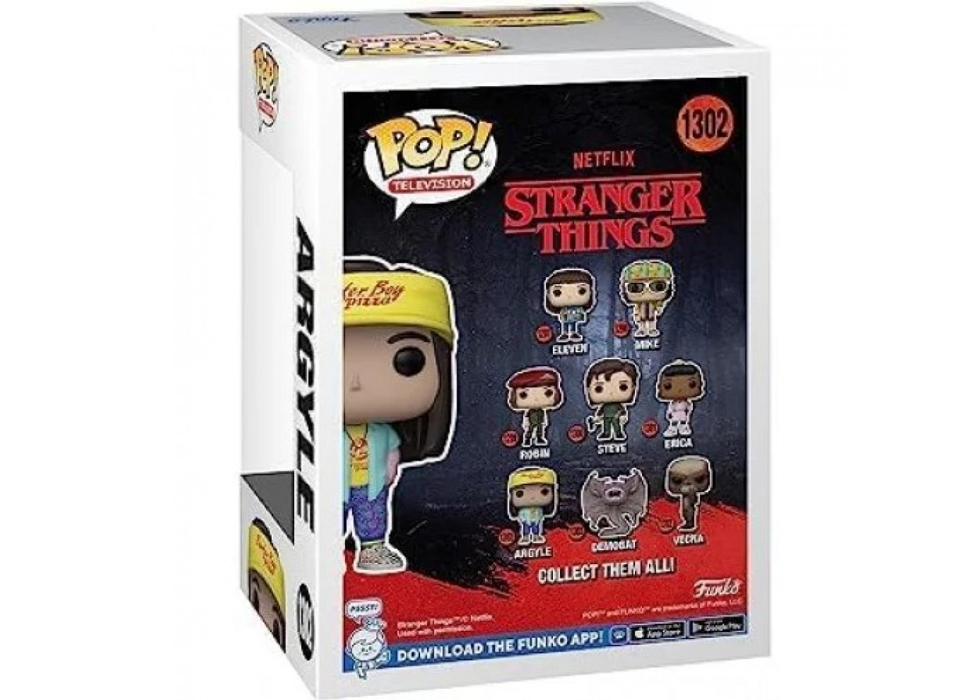 Фигурка Фанко (Примята Коробка) Аргайл Очень Странные Дела №1302 Stranger Things Argyle Funko B65633