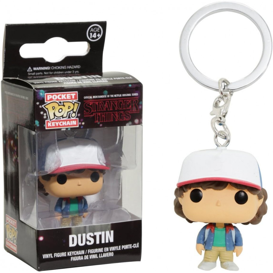 Брелок Фигурка Фанко Дастин Очень Странные Дела Stranger Things Dustin Keychain Funko 14229