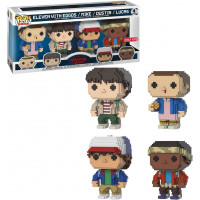 Фигурки Фанко Одиннадцать Майк Дастин Лукас 8-Bit Stranger Things Eleven Mike Dustin Lucas Funko 63729