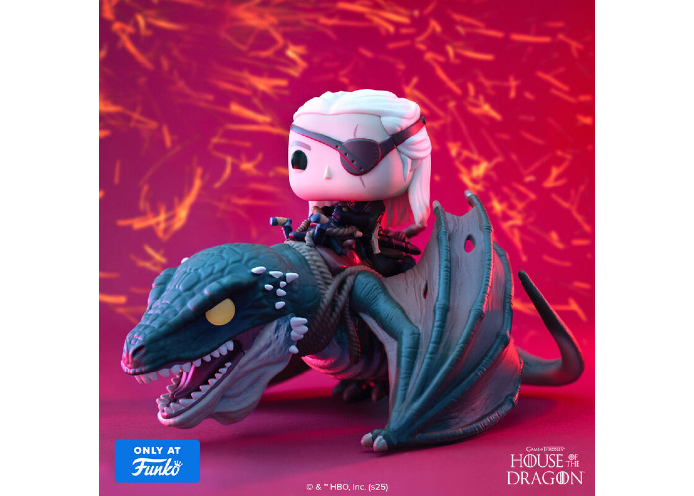 Фигурка Фанко Эймонд Таргариен №136 House of Dragon Aemond Targaryen with Vhagar Funko 84436