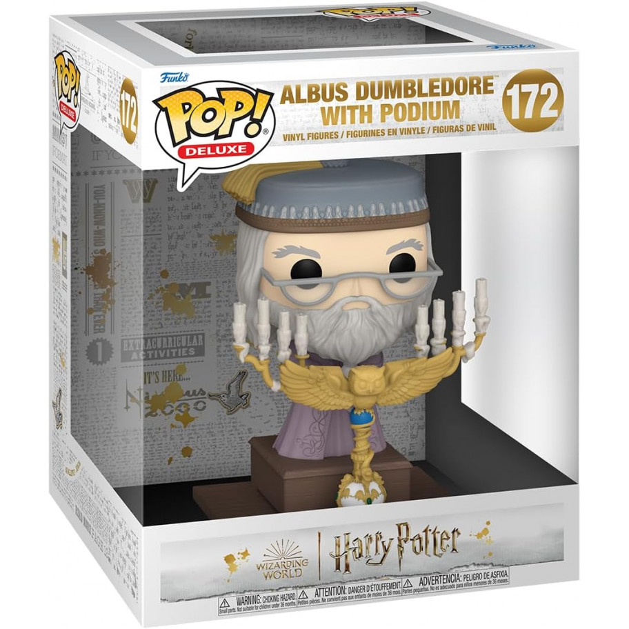 Фігурка Фанко Альбус Дамблдор з подіумом №172 Harry Potter Albus Dumbledore with Podium Funko 76002