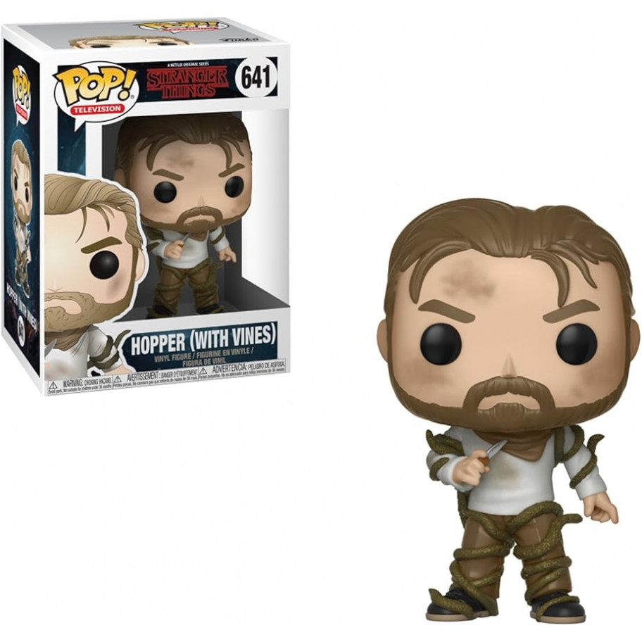 Фігурка Фанко Хоппер з Виноградними Лозами Дивні Дива №641 Stranger Things Hopper with Vines Funko 31022