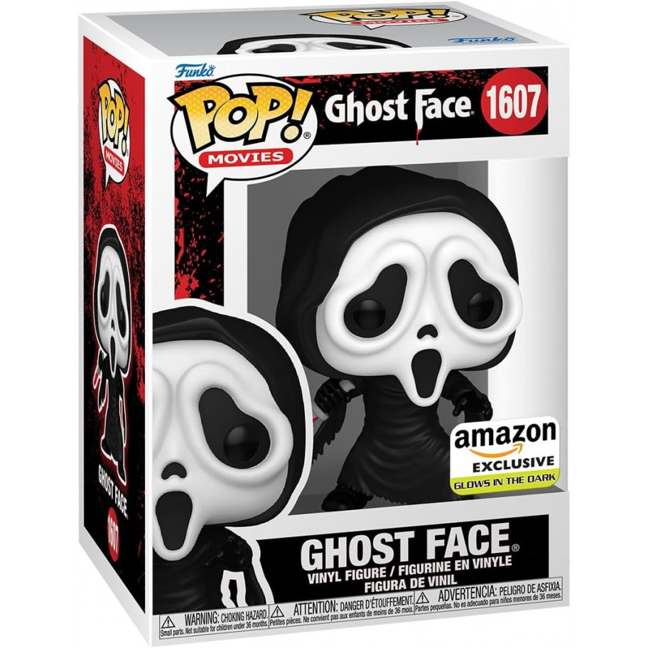 Фігурка Фанко Примарна Обличчя Світиться у темряві №1607 Ghost face Glow Exclusive Funko 81684