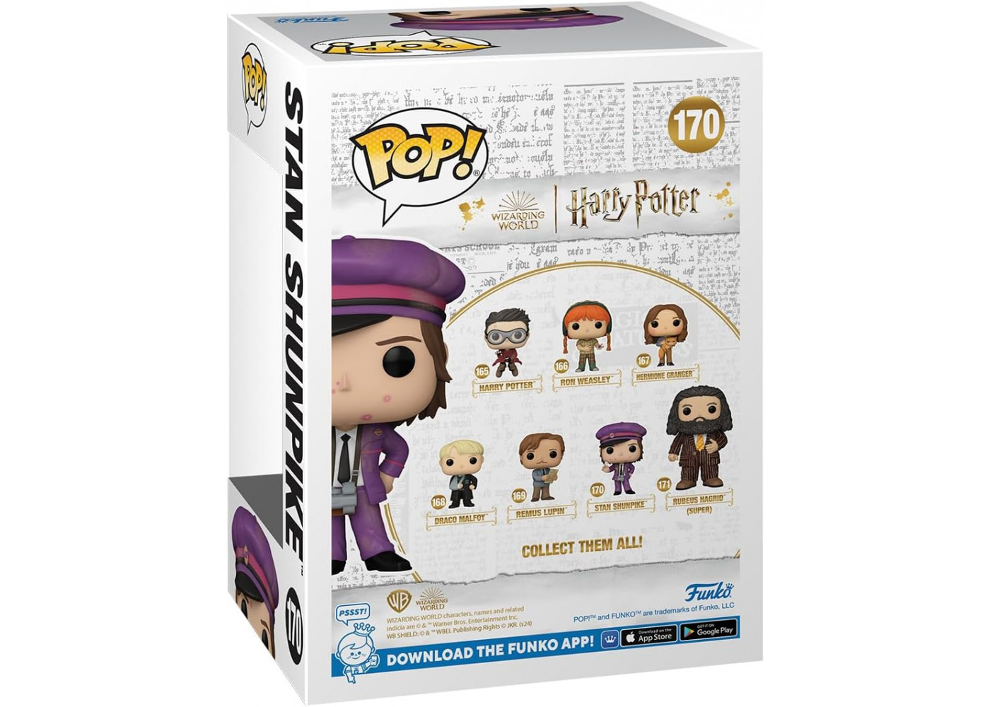 Фигурка Фанко Стэн Шанпайк Гарри Поттер №170 Stan Shunpike Harry Potter Funko 76007
