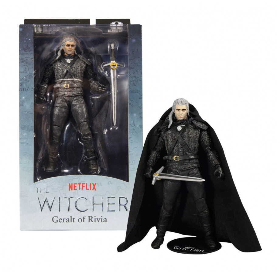 Фігурка Генрі Кавілл Відьмак Геральт із Рівії The Witcher Geralt of Rivia Netflix McFarlane 13803