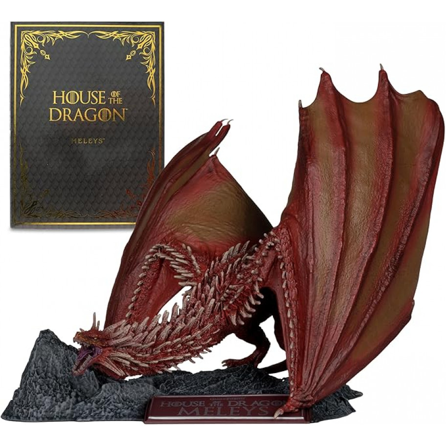 Фігурка Дракон Таргарієнів Мелейс 23 см House of the Dragon Meleys McFarlane 13841
