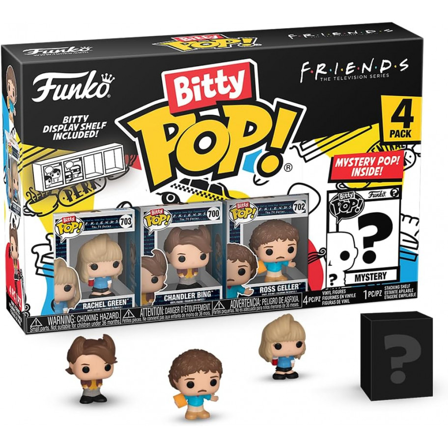 Фігурки Фанко Бітті Друзі itty Pop Friends Rachel Green Chandler Bing Ross Geller Funko 73048