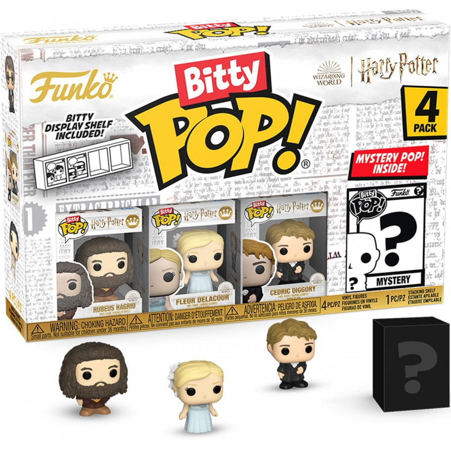 Фигурки Фанко Битти Гарри Поттер и Кубок Огня Harry Potter Hagrid Fleur Cedric Bitty Pop Funko 83657