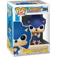 Фигурка Фанко Соник Синий с изумрудом №284 Games Sonic Blue with Emerald Funko 20147