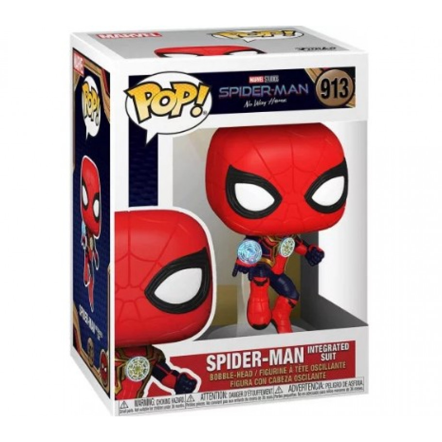 Фігурка Фанко (Прим'ята Коробка) Людина-Павук №913 Marvel Spider-Man No Way Home Integrated Suit Funko B56829