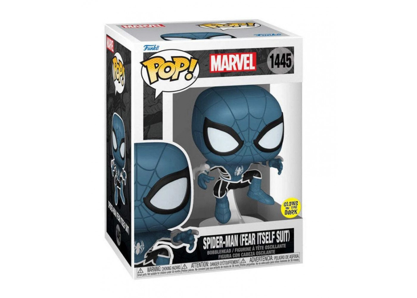 Фигурка Фанко Человек Паук Асгардская Броня №1445 Marvel Spider-Man Glows in the Dark Funko EX83750
