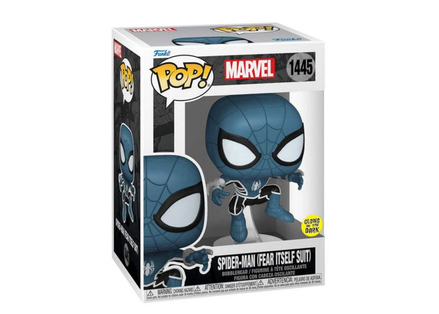 Фігурка Фанко Людина Павук Асгардська Броня №1445 Marvel Spider-Man Glows in the Dark Funko EX83750