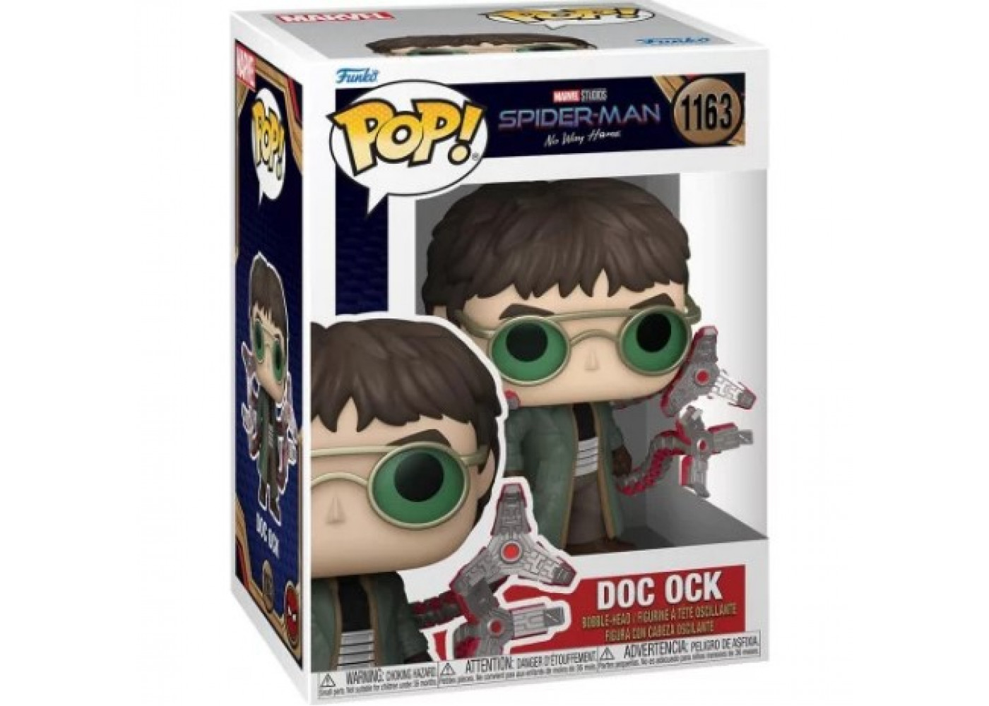Фігурка Фанко Людина Павук (Уцінка) Доктор Восьминіг №1163 Marvel Spider-Man Doc Ock No Way Home Funko B67602