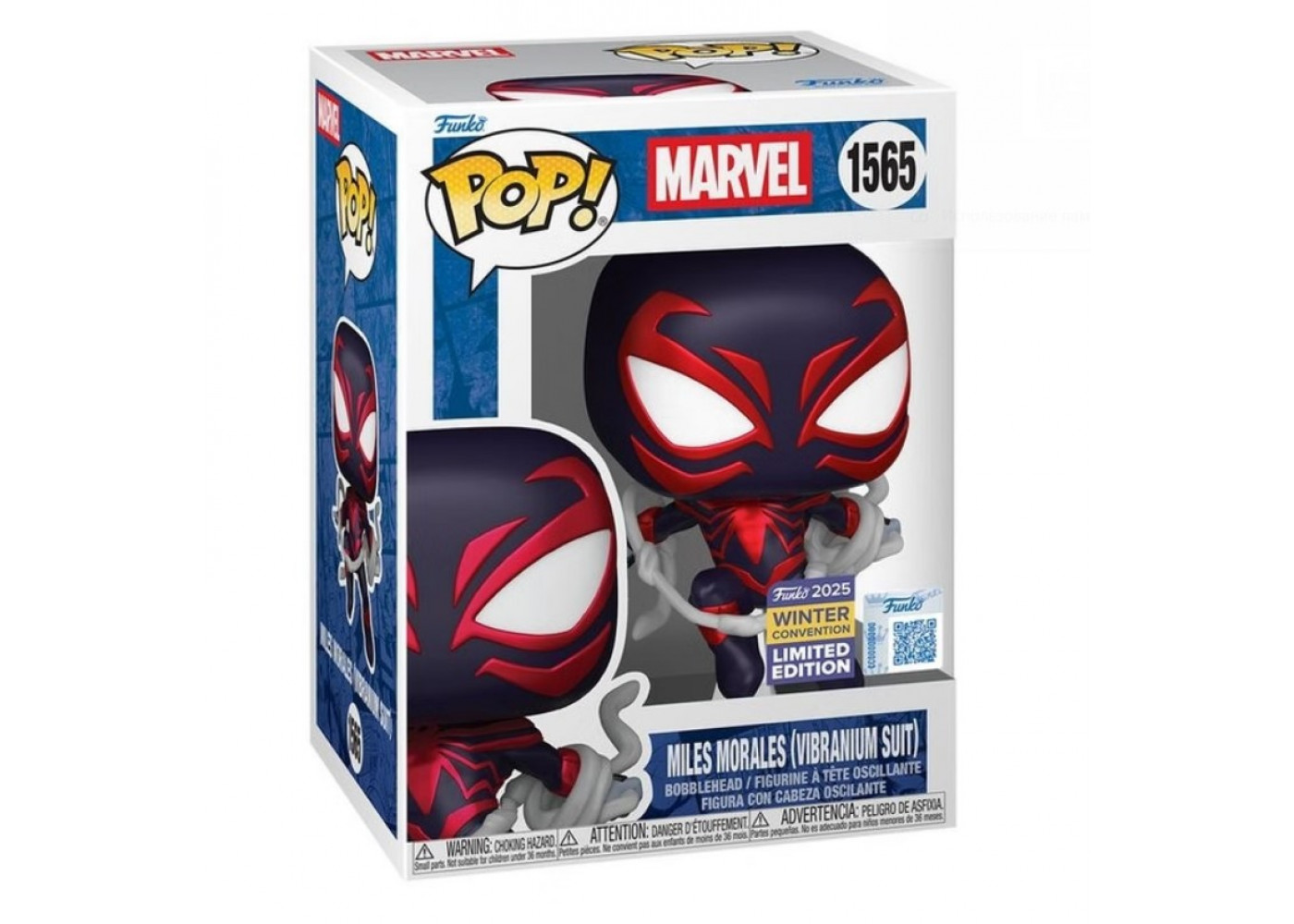Фігурка Фанко Майлз Моралес Людина-Павук №1565 Marvel Miles Morales Vibranium Suit Limited Edition Funko 88980