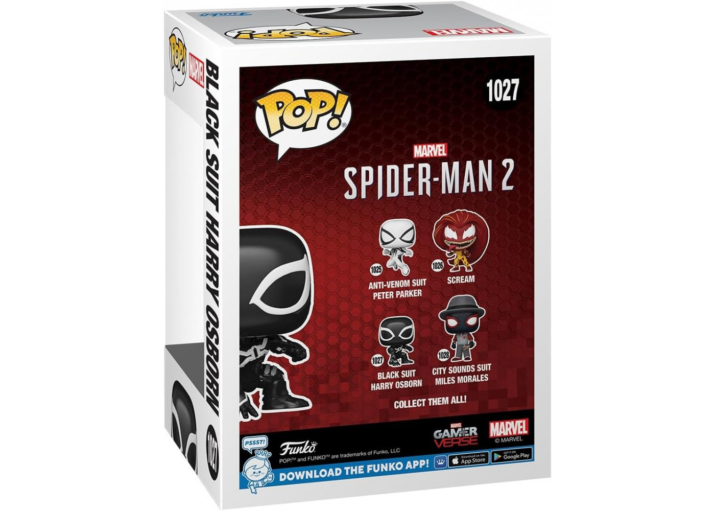 Фігурка Фанко Гаррі Осборн в Чорному Костюмі Павук 2 №1027 Marvel Spider-Man 2 Harry Osborn Black Suit Funko 80328