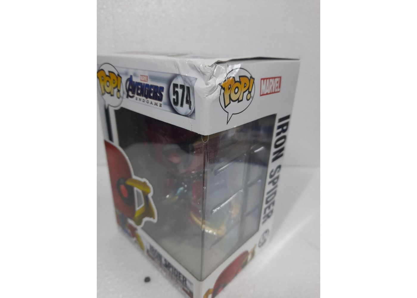Фігурка Фанко Залізна Людина Павук (Уцінка) №574 Marvel Iron Spider Funko Pop B45138