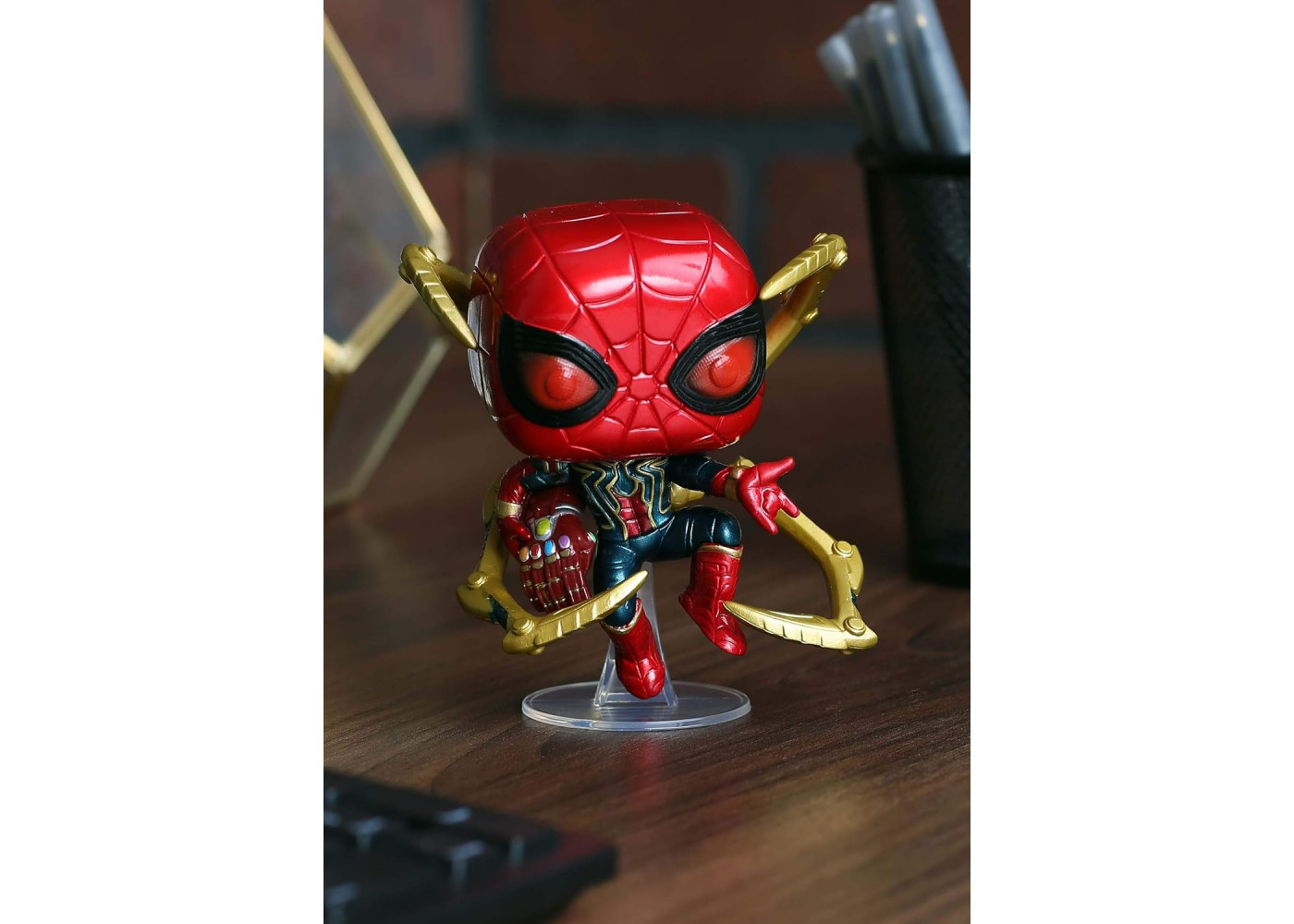 Фігурка Фанко Залізна Людина Павук (Уцінка) №574 Marvel Iron Spider Funko Pop B45138