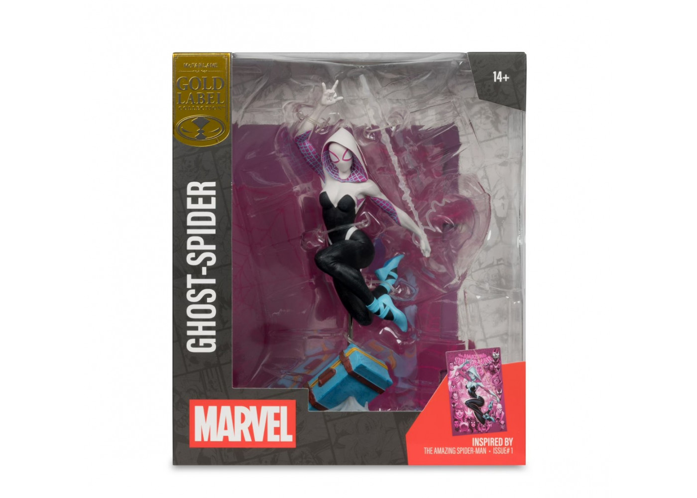 Фігурка Гвен Примарний Павук  1:10 Marvel Gwen Spider-Man Ghost-Spider McFarlane 14823