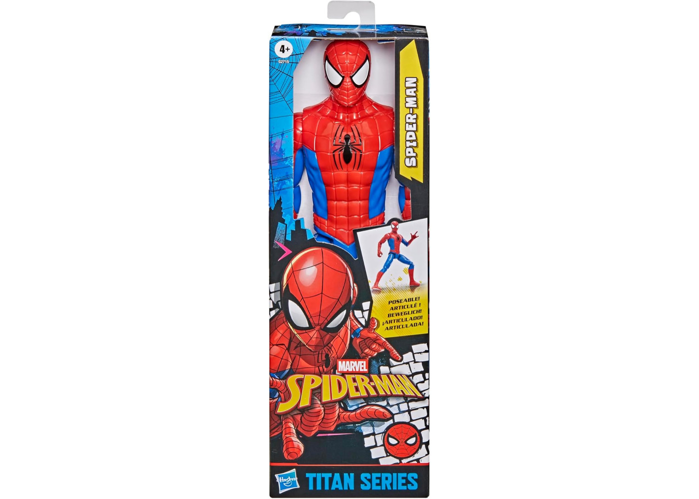 Фігурка Людина Павук 30 см Marvel Spider Man Titan Series Hasbro G2715