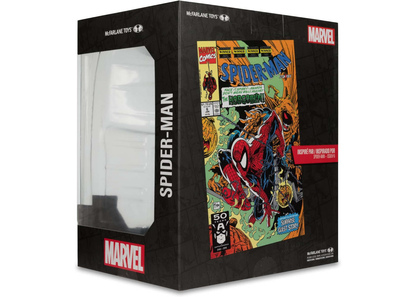 Фігурка Людина Павук зі Сценою та Коміксом 1:10 Marvel Spider-Man with Scene Comic McFarlane 14764