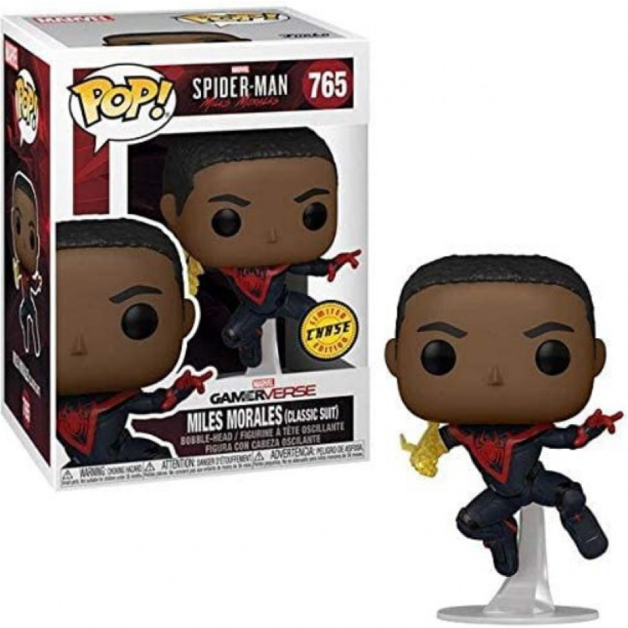 Фигурка Фанко Майлз Моралес Человек Паук №765 Marvel Spider-Man Miles Morales Gamerverse Chase Funko LE501501 