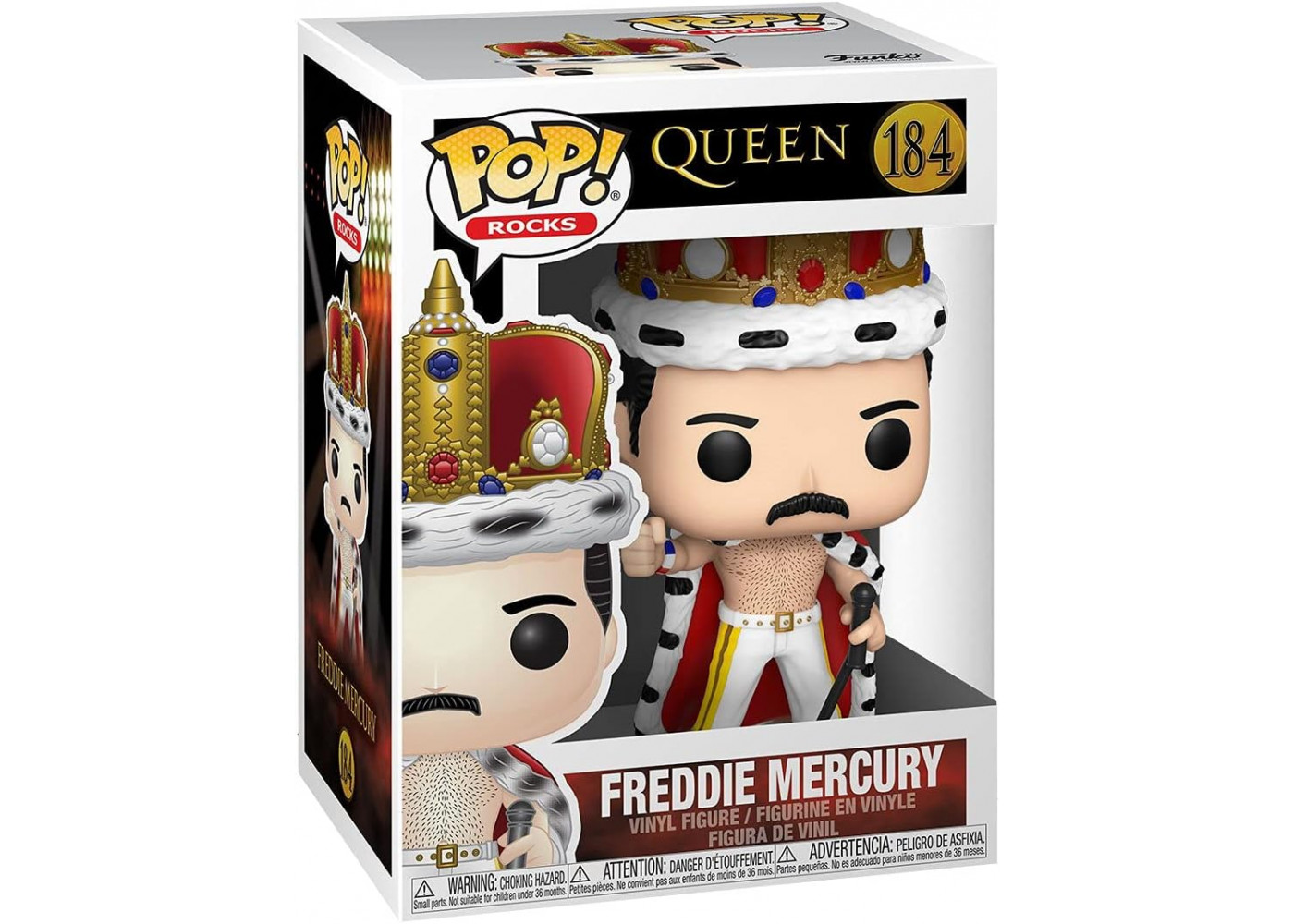 Фігурка Фанко (Уцінка) Квін Фредді Мерк'юрі №184 Queen Freddie Mercury King Funko B50149