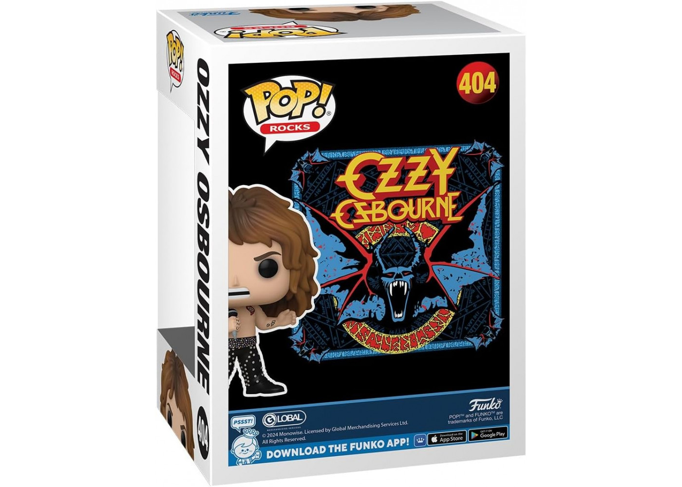 Фигурка Фанко Оззи Осборн с Микрофоном №404 Ozzy Osbourne Funko 79708