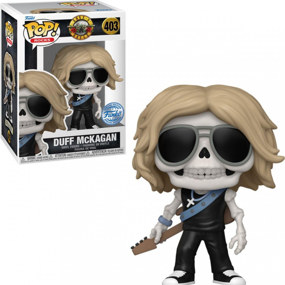 Фигурка Фанко Дафф МакКэган №403 Rocks Duff McKagan Skeleton Exclusive Funko 82476