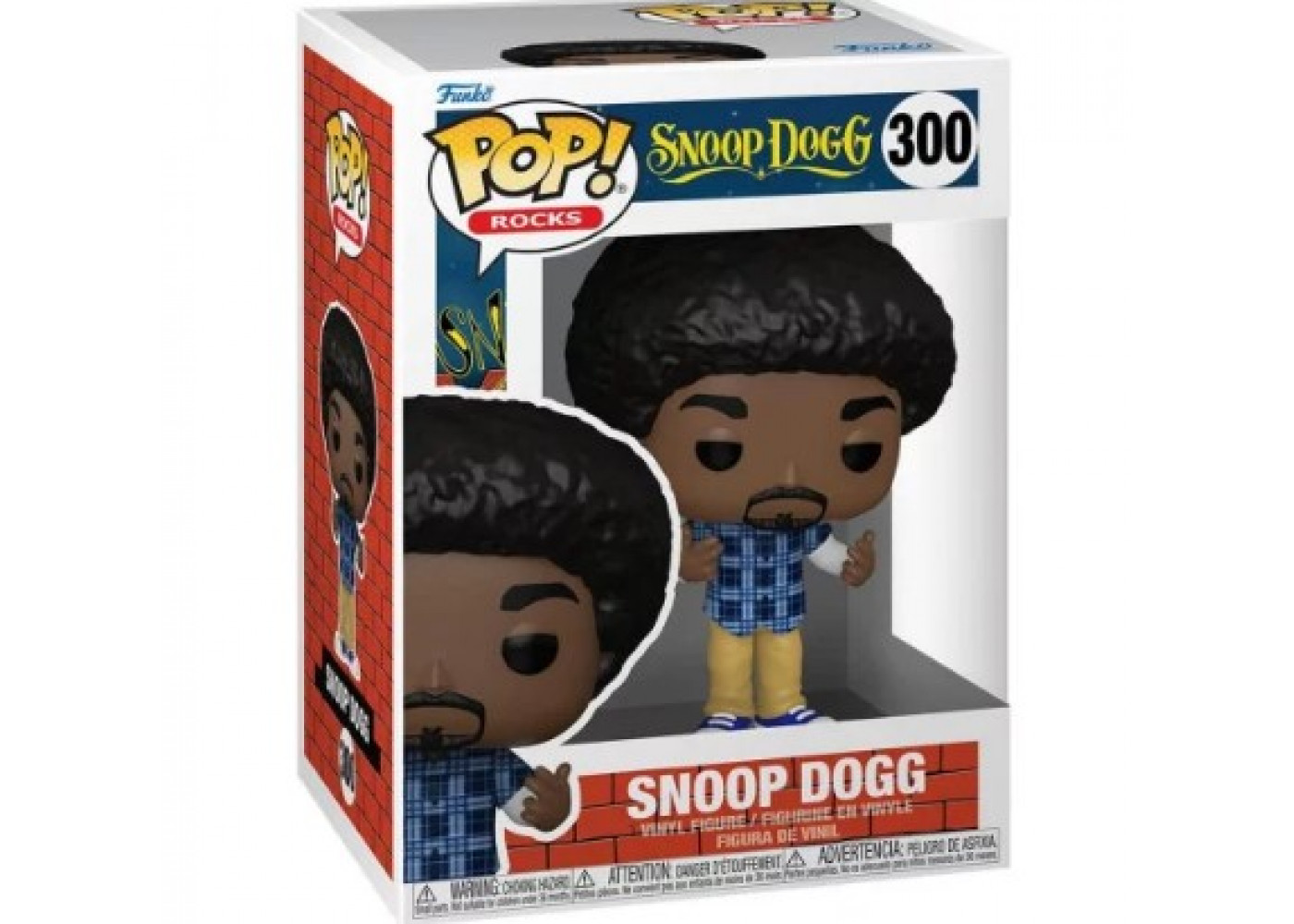 Фигурка Фанко Снуп Догг (Уценка) №300 Rocks: Snoop Dogg Funko B69358